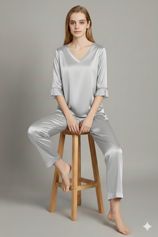 SILK NETRIBBON - SILVER