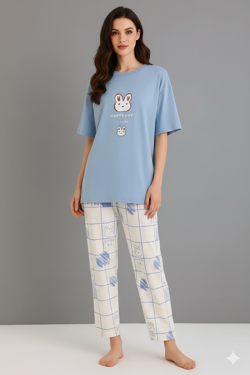 ME-EM SOFT COTTON PJ SUIT- P9