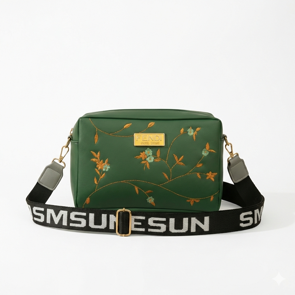 Flower Embroidery CrossBody bag