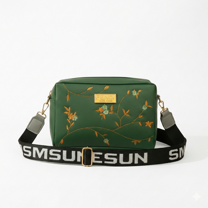Flower Embroidery CrossBody bag