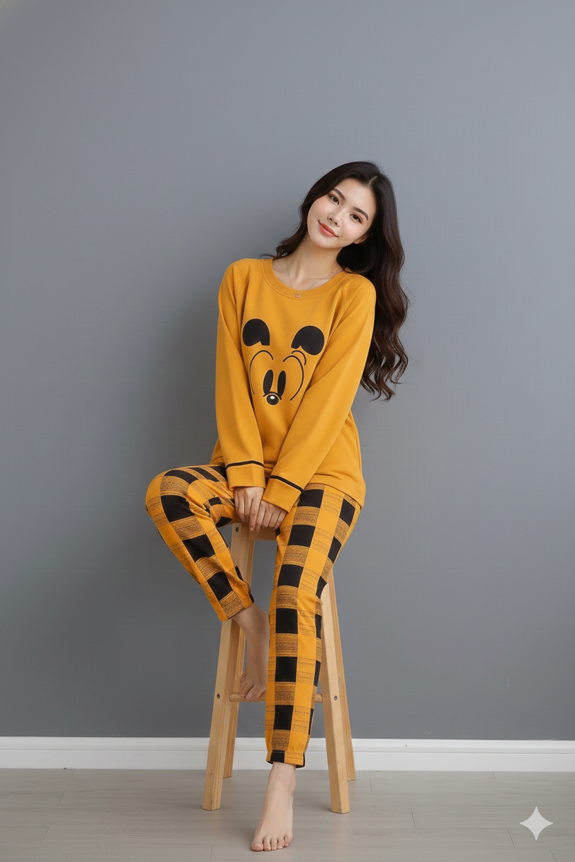 NEW MICKEY EYE PRINTED NIGHT SUIT