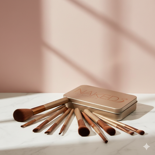 NAKED3 MAKEUP BRUSHES(PACK OF 12)