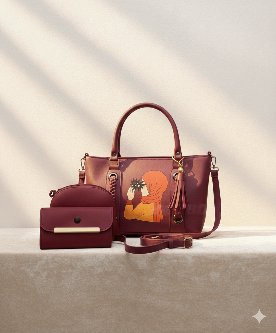 3 Pcs Shoulder Bag Set for Girls