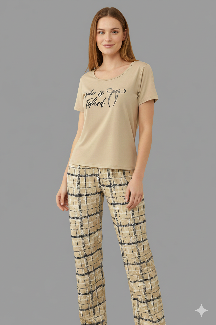 ME-EM SOFT COTTON PJ SUIT- P1