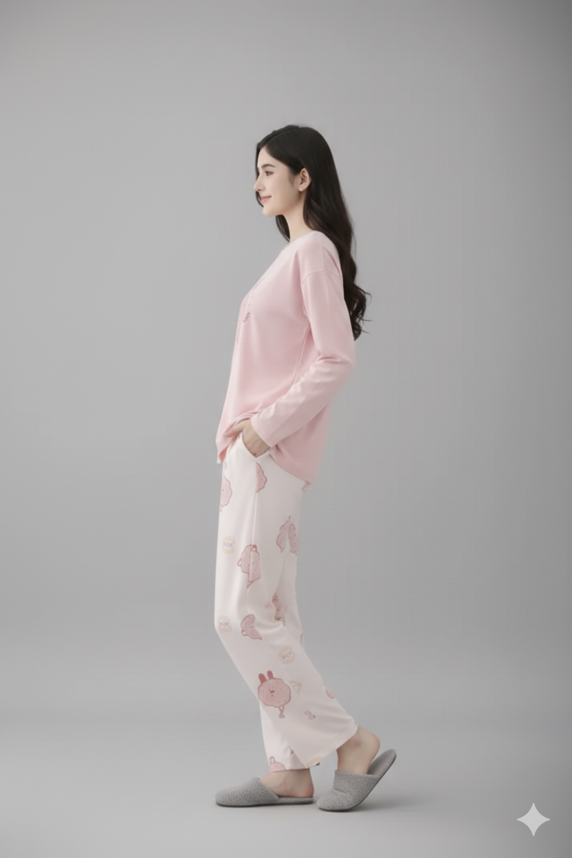 HAPPY COOKIE PRINTED NIGHT SUIT