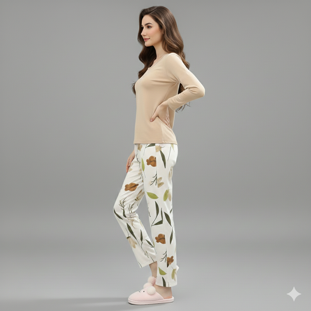 FLORA & FAWN PRINTED NIGHT SUIT