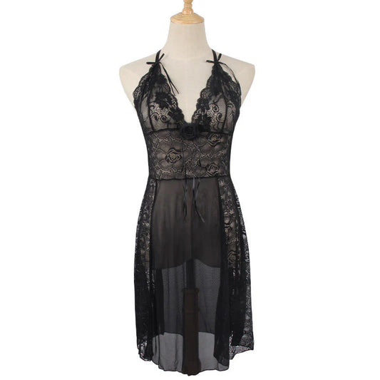 Babydoll Lingerie - Midnight Rose