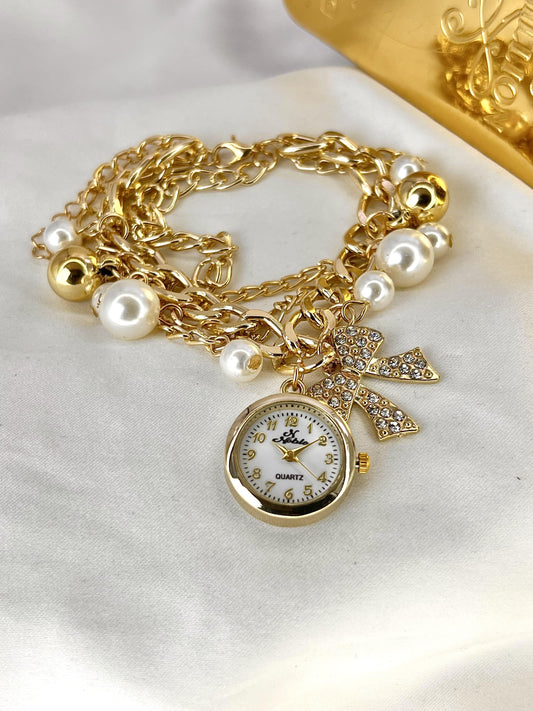 HANGING PEARL BRACELET WATCH - WW1