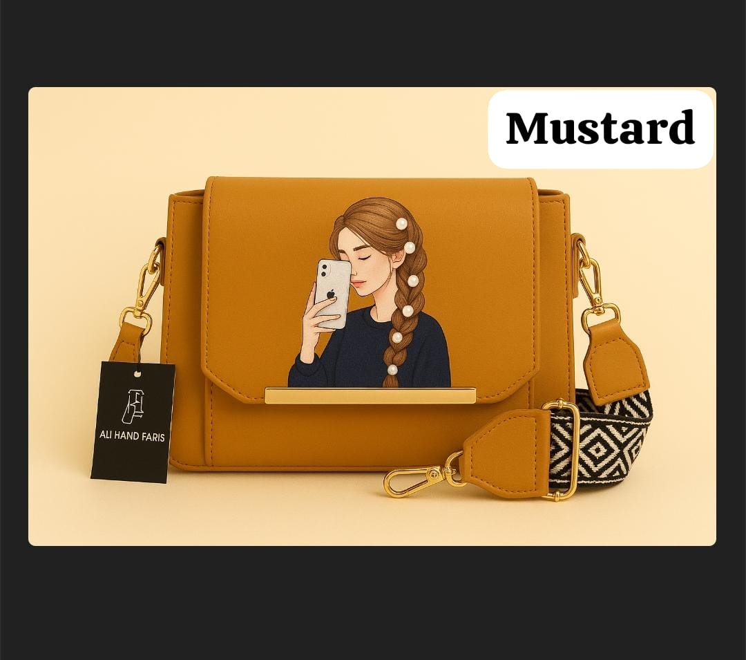 SELFIE GIRL PRINTED BAG