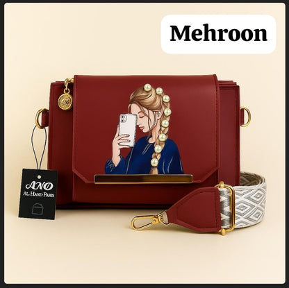 SELFIE GIRL PRINTED BAG