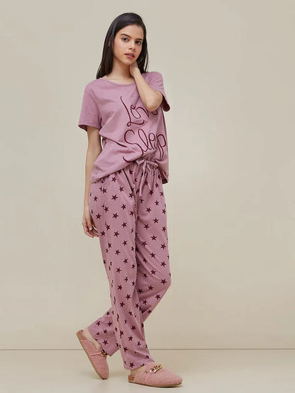 HN-LOVE SLEEP PRINTED NIGHT SUIT