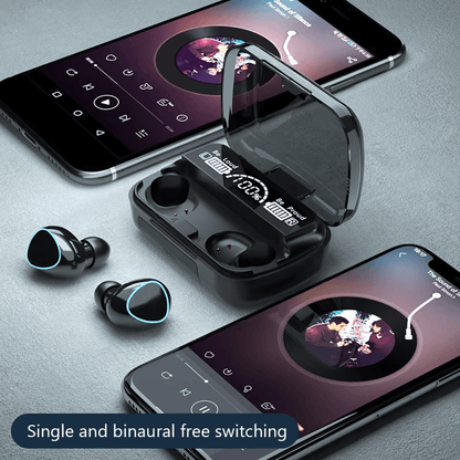 M10 TWS BLUETOOTH EARBUDS WITH CHARGING BOX