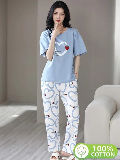 STRAWBERY HEART SKYBLUE - P11