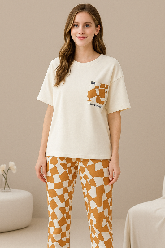 ME-EM SOFT COTTON PJ SUIT- P7
