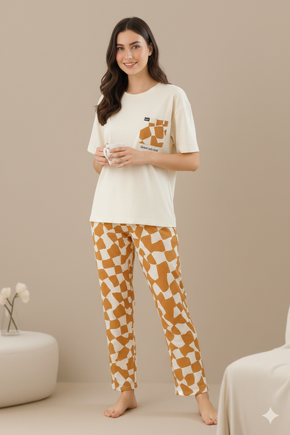 ME-EM SOFT COTTON PJ SUIT- P7