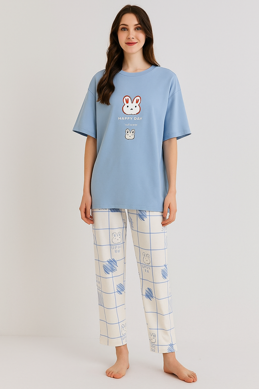 ME-EM SOFT COTTON PJ SUIT- P9