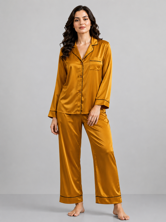 PLAIN SILK - CAMEL