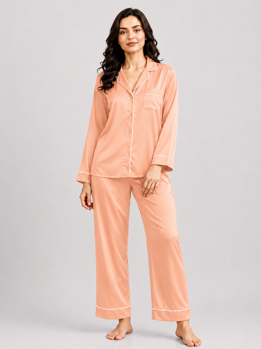 PLAIN SILK - DUSTY ROSE