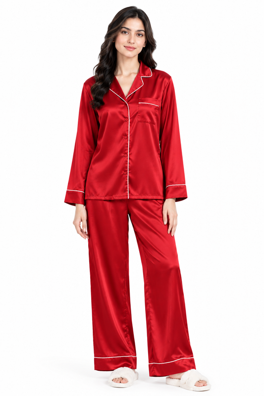 PLAIN SILK - RED