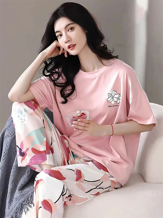 ME-EM SOFT COTTON PJ SUIT- P12
