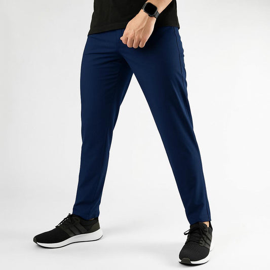 MEN SLIM FIT TROUSER - NAVYBLUE