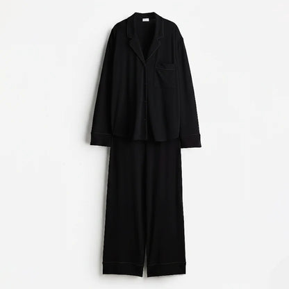 CLOUD PAJAMA SET- BLACK
