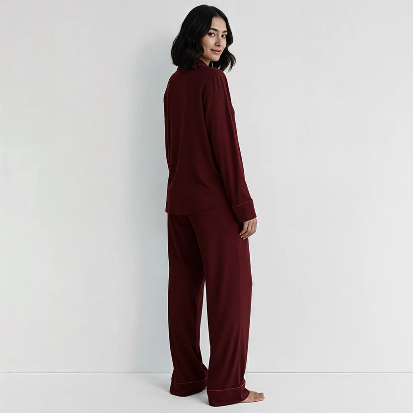 CLOUD PAJAMA SET- MAROON