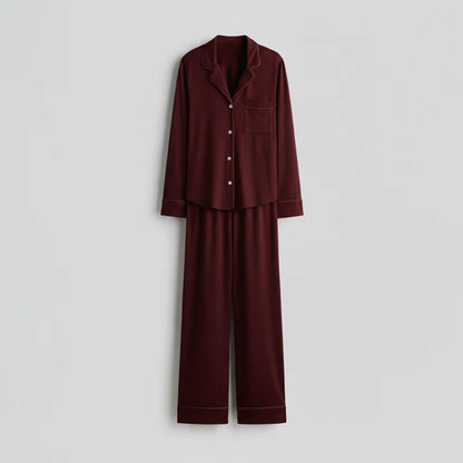 CLOUD PAJAMA SET- MAROON