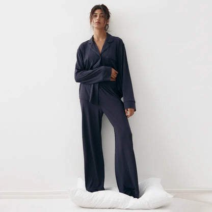 CLOUD PAJAMA SET- NAVYBLUE