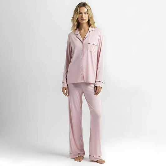 CLOUD PAJAMA SET- BLUSH PINK