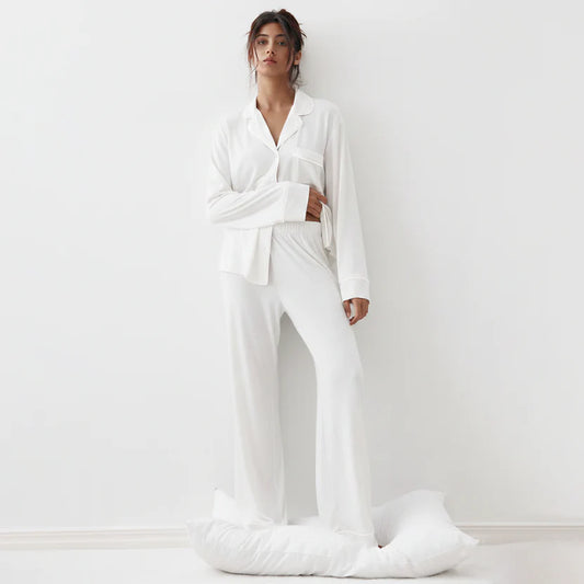 CLOUD PAJAMA SET-WHITE