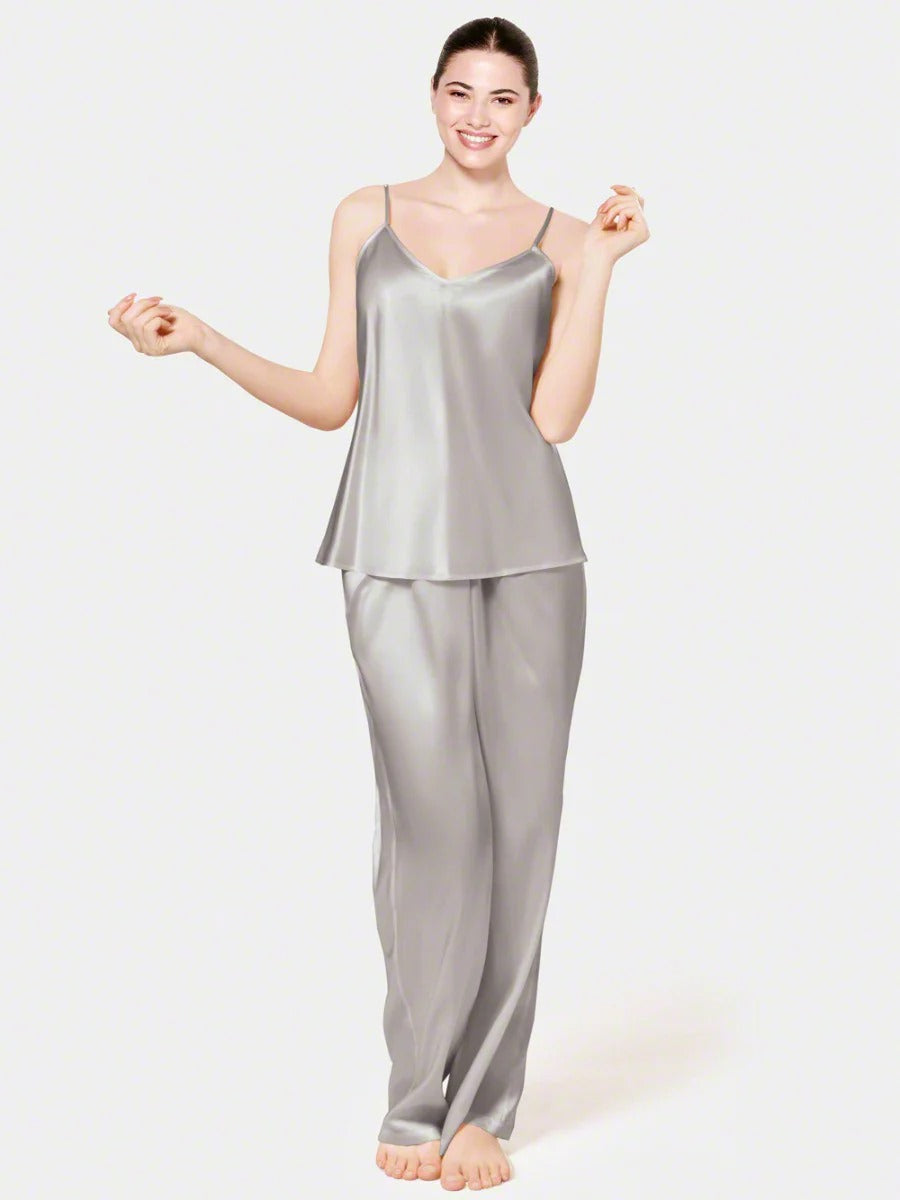 CAMI SILK - GREY