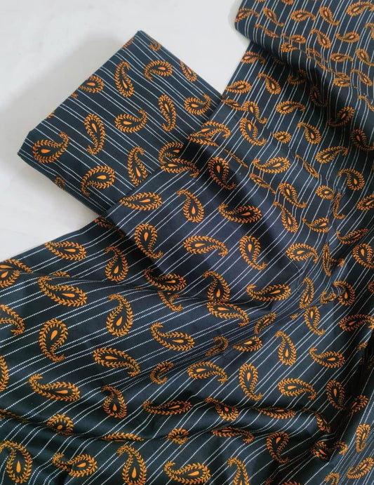 MICRO POLO COTTON- 2 PIECE-Line With Black US-005