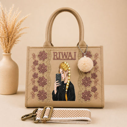 RIWAJ EMBROIDERY HAND BAG