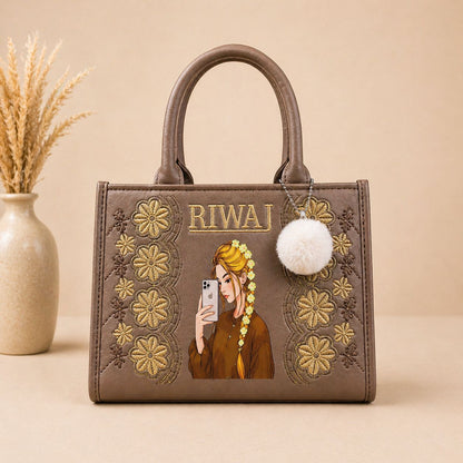 RIWAJ EMBROIDERY HAND BAG
