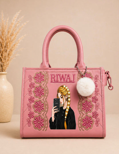 RIWAJ EMBROIDERY HAND BAG