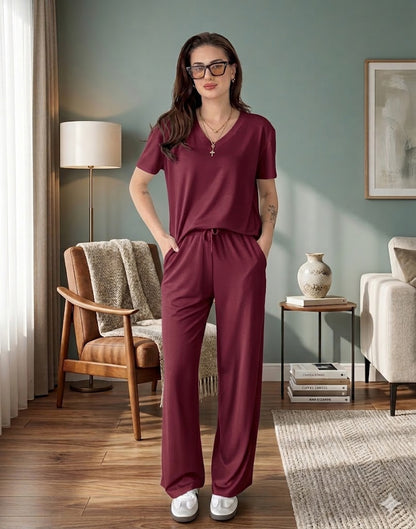 PLAIN COTTON PJ SET'S -SYLE-1