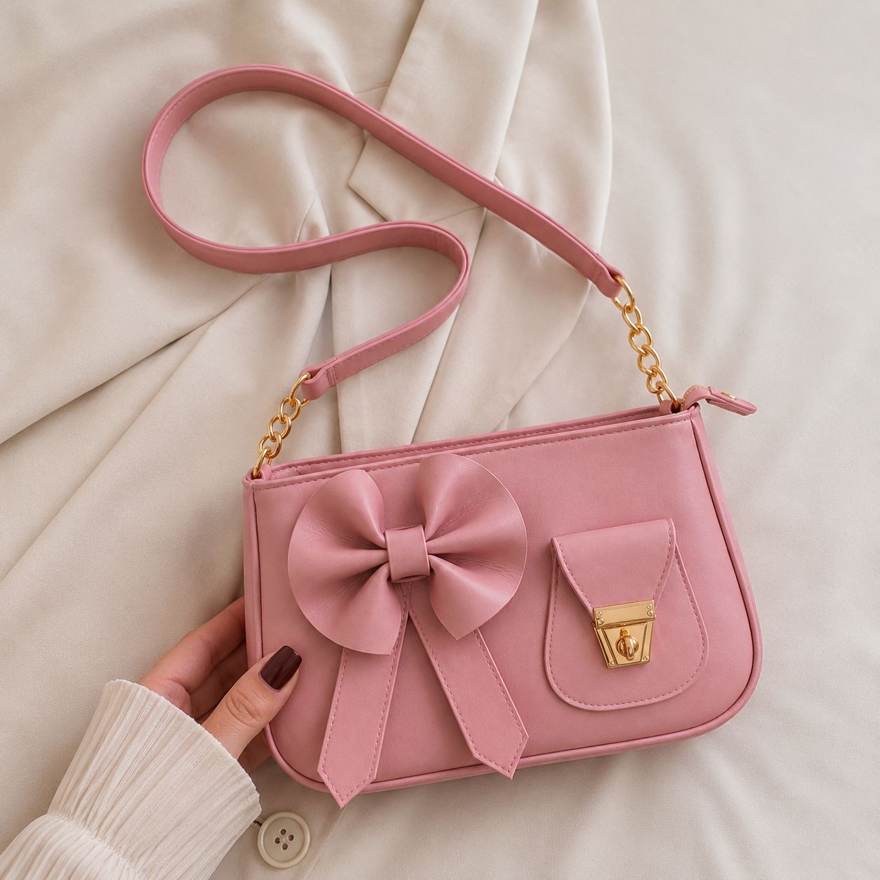 BELLA BOW HAND BAG