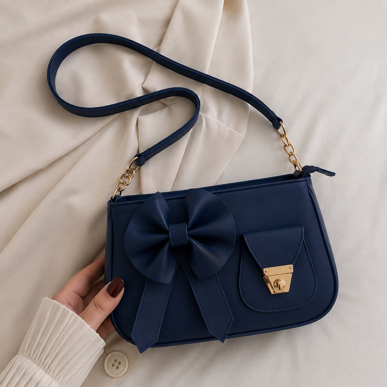 BELLA BOW HAND BAG