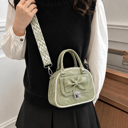 OCEAN MARBLE BOW BAG
