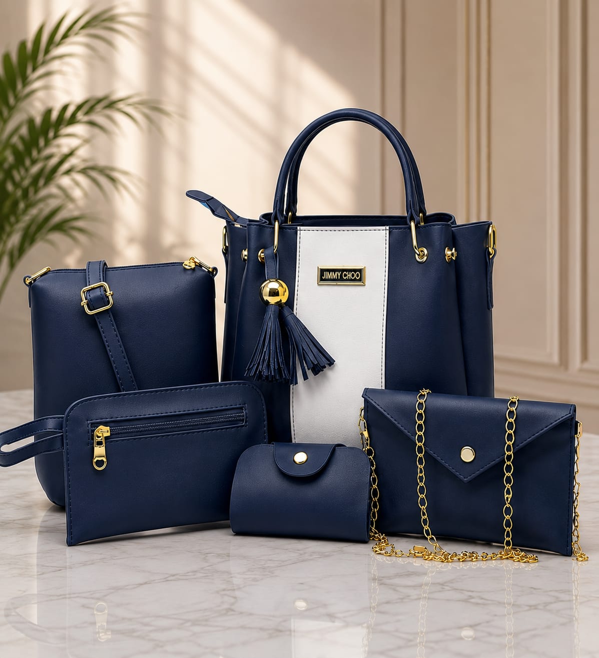 JIMMY CHOO HIGH QUALITY 5PCS SHOULDER BAG