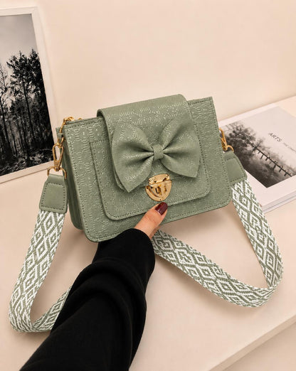 BOW LOCK CROSS-BODY BAG