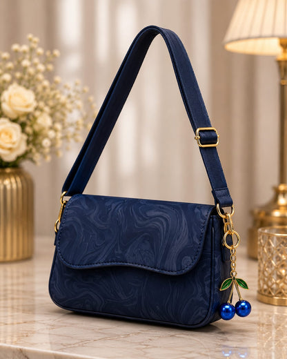 CHERRY SHOULDER BAG (MARBLE TEXTURED)