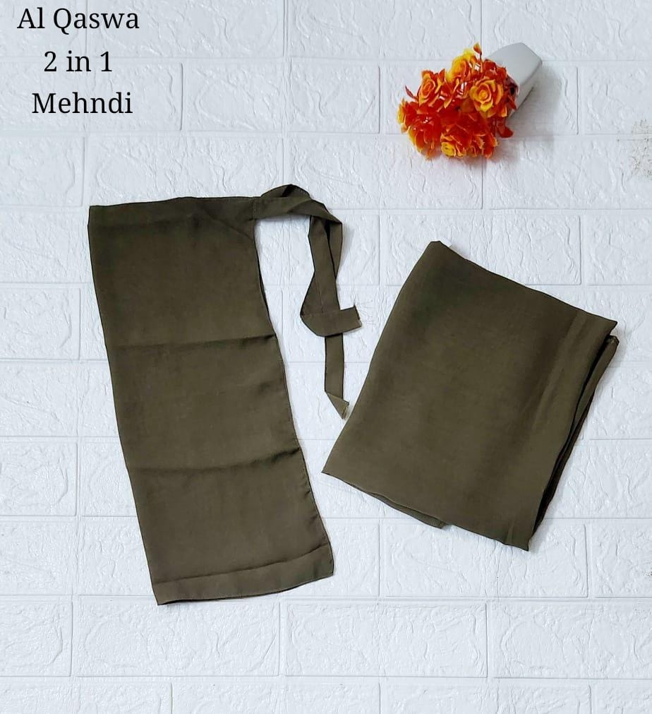 2 IN 1 SCARF AND STOLE