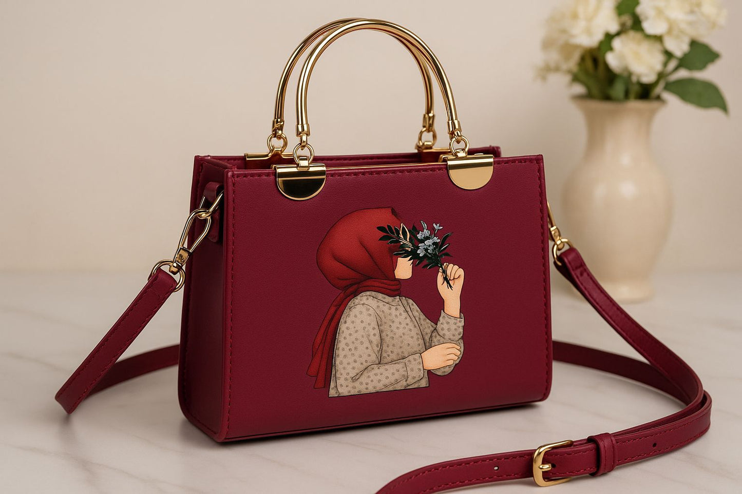 METAL HANDLE PRINTED BAGS
