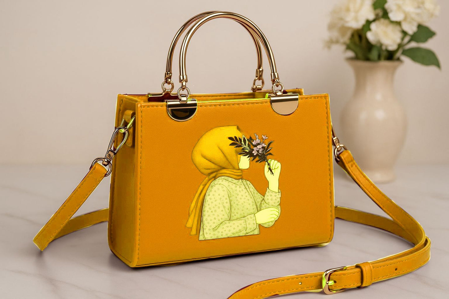 METAL HANDLE PRINTED BAGS