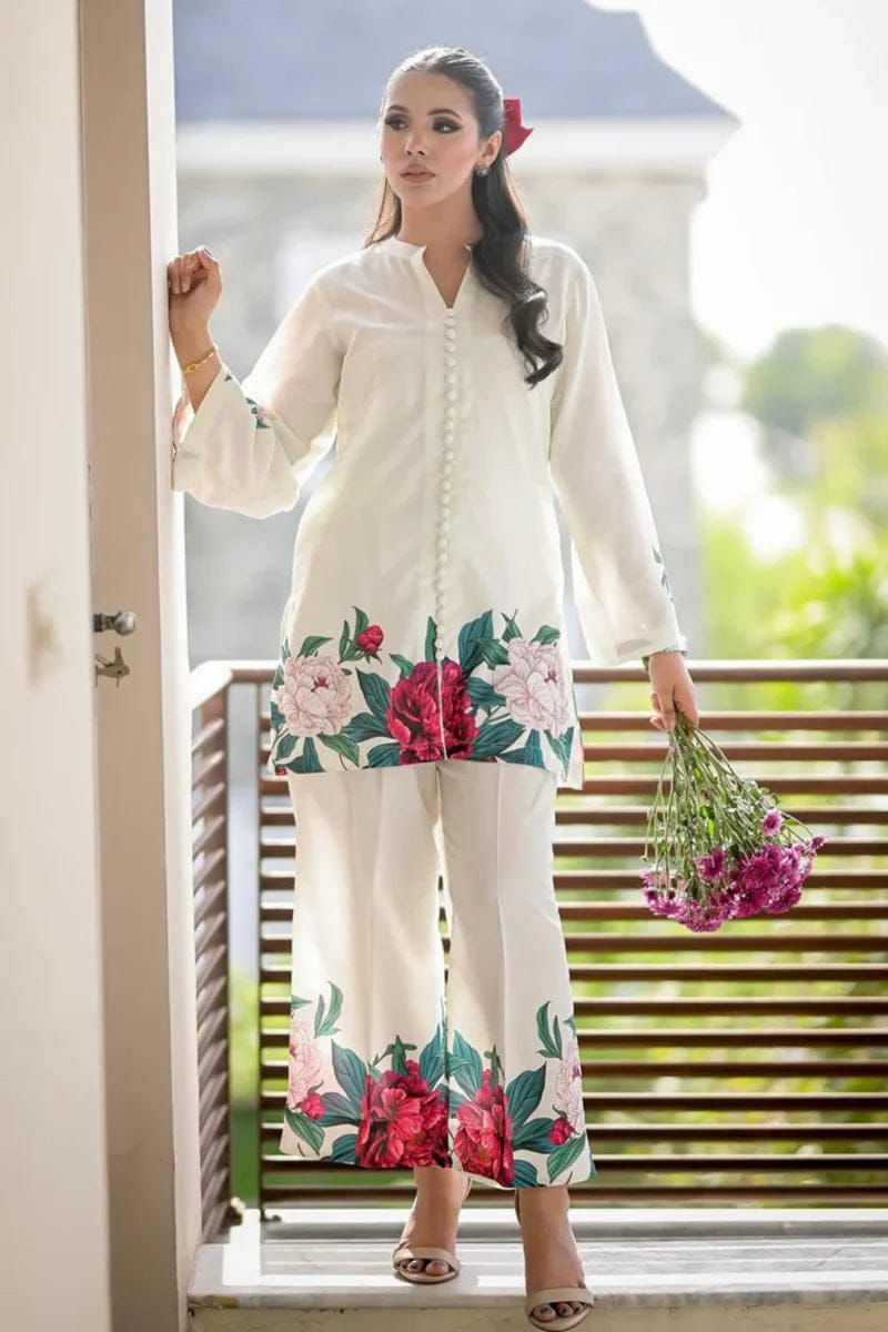 SWISS LAWN STITCHED SUIT - 2 PIECE