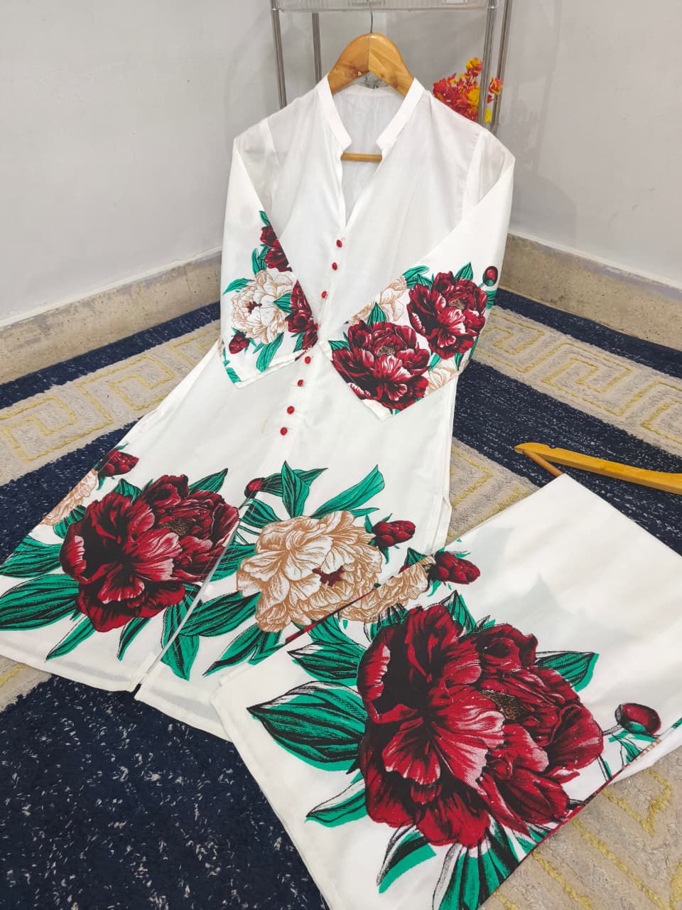 SWISS LAWN STITCHED SUIT - 2 PIECE