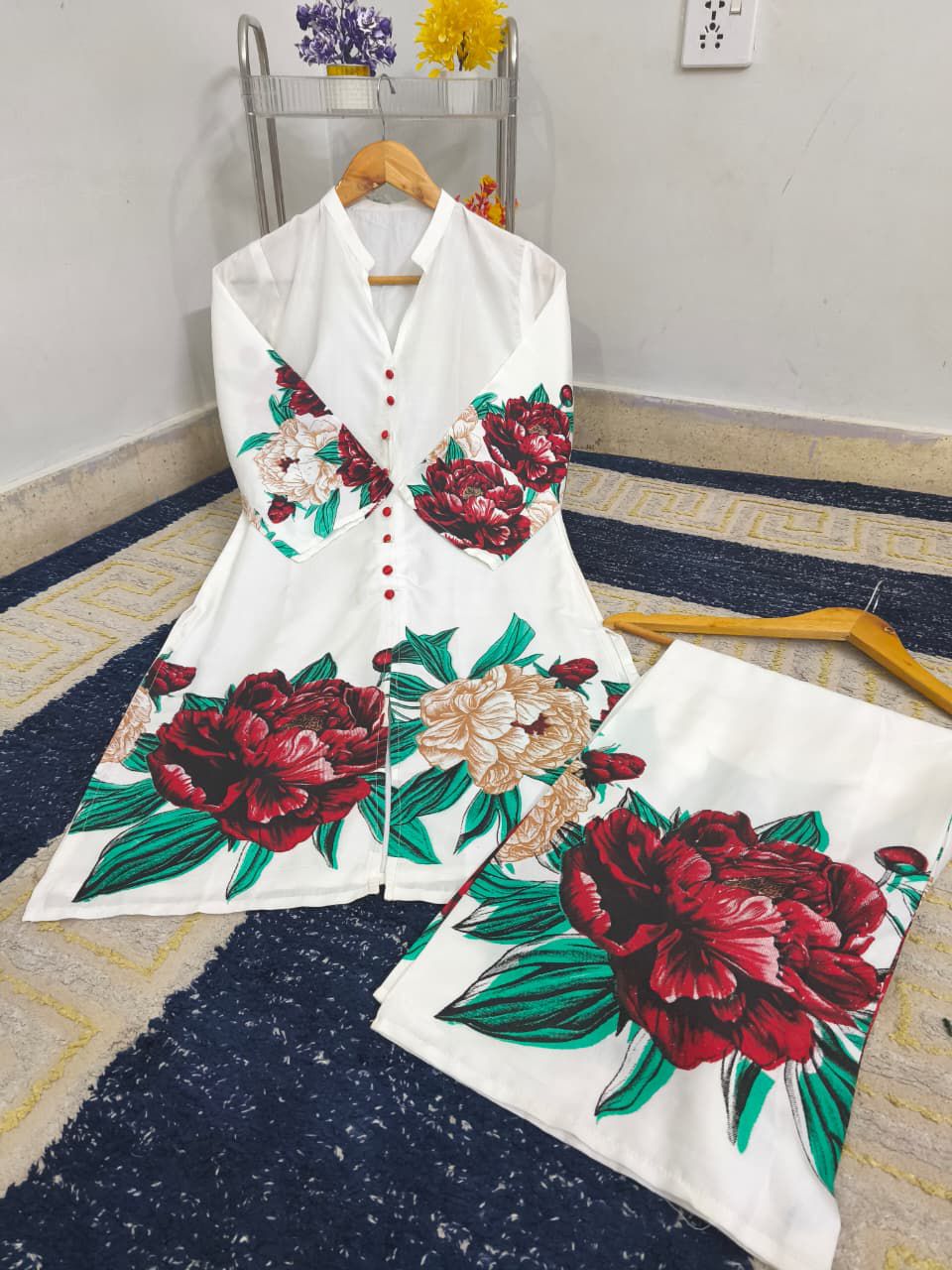 SWISS LAWN STITCHED SUIT - 2 PIECE