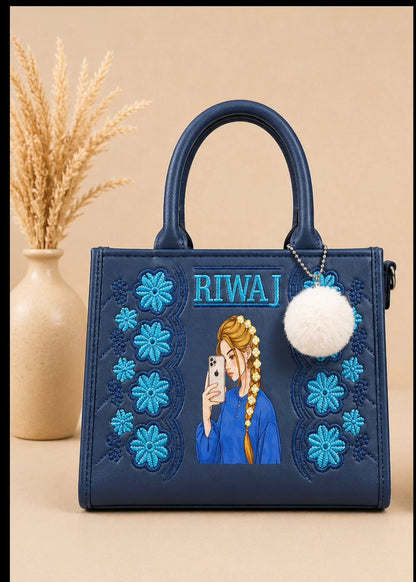 RIWAJ EMBROIDERY HAND BAG